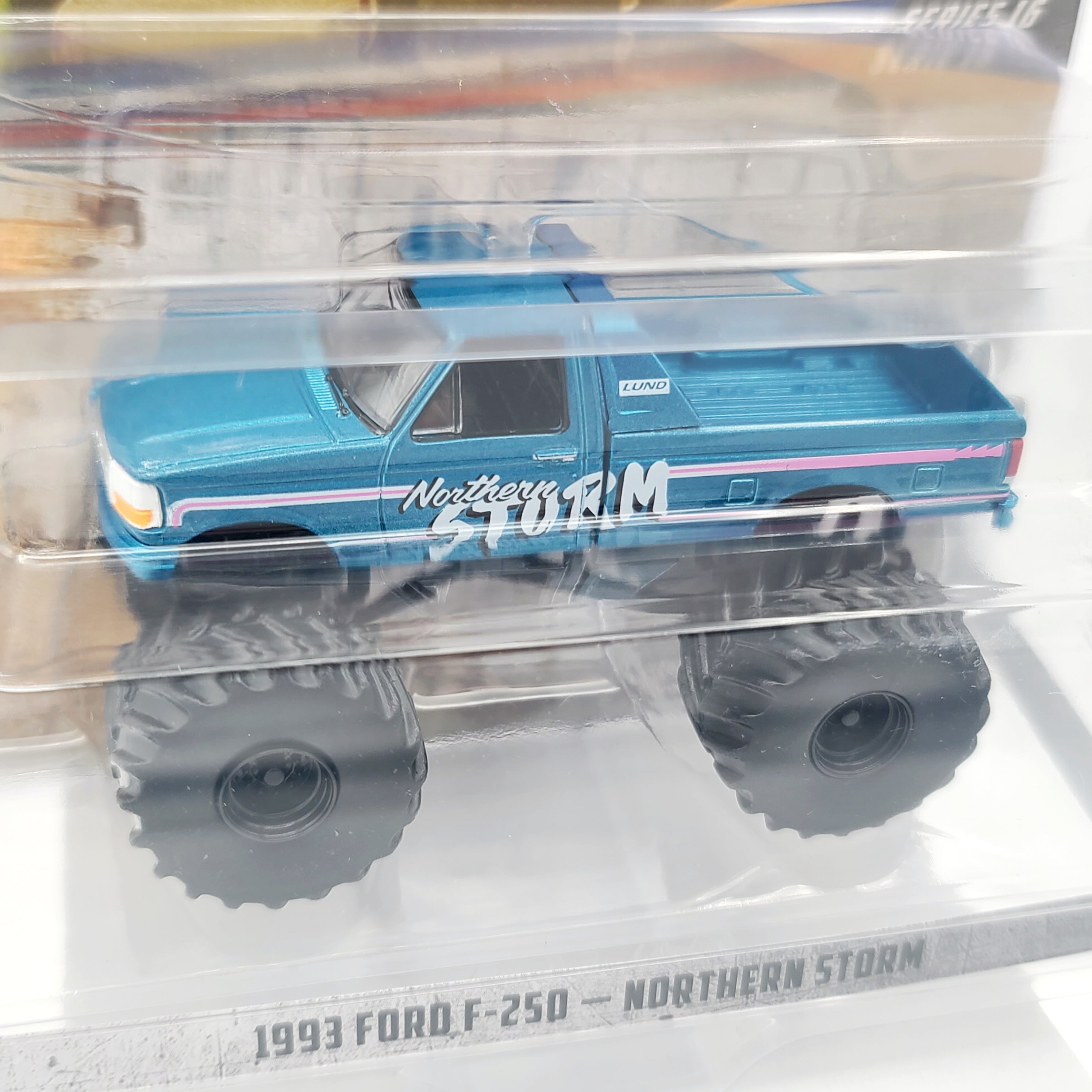 GreenLight '93 Ford F-250 "Northern Storm" Monster Truck - 1:64 (2025 Kings of Crunch Series 16)
